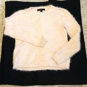 Forever 21 pink fuzzy sweater